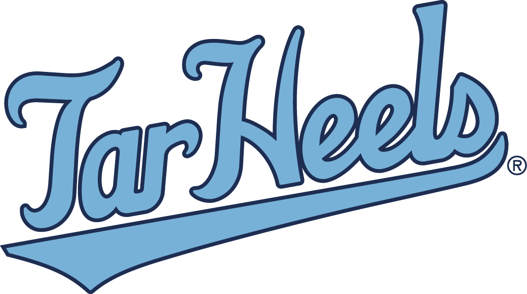 North Carolina Tar Heels 2015-Pres Wordmark Logo v9 diy fabric transfer